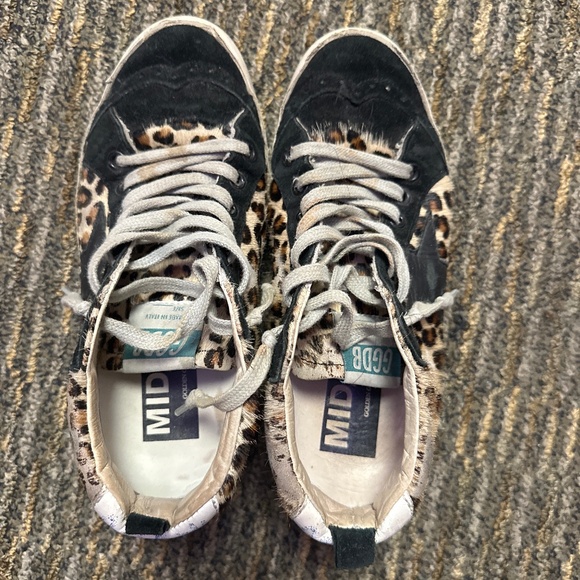 Golden Goose Leopard Midstars - Picture 1 of 3